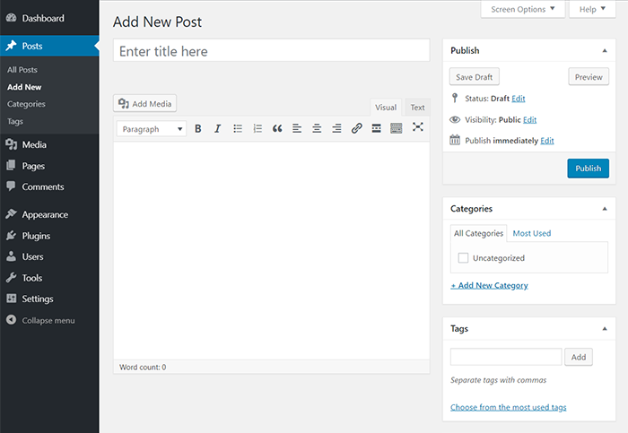 Edytor WordPress Gutenberg - tworzenie treści