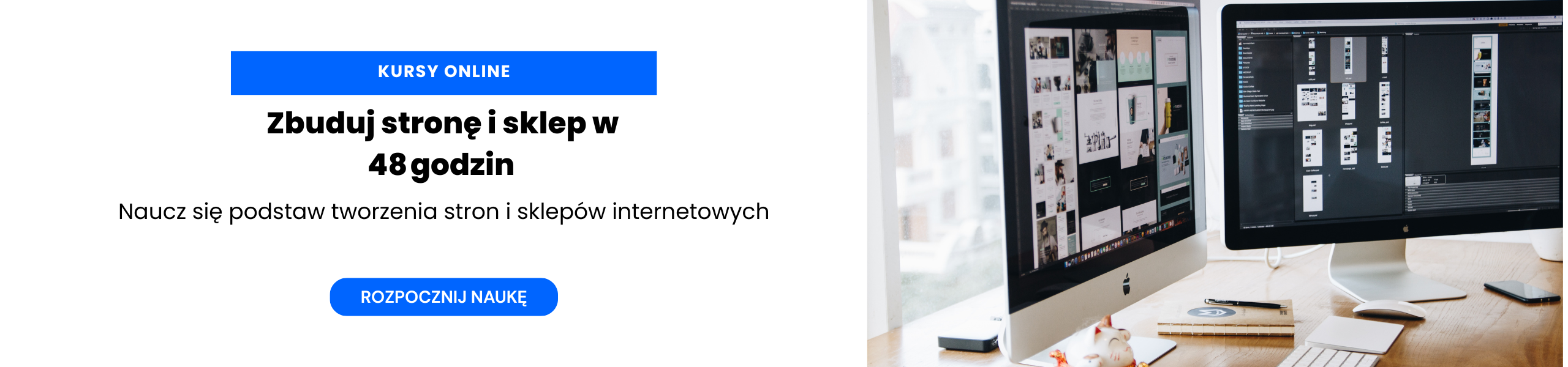 Promocyjny banner Kursy Ecommerce